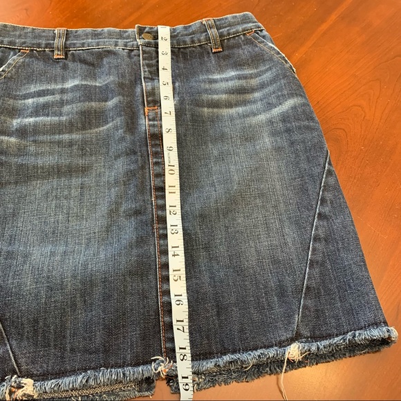90’s Y2K Vintage Roxy blue denim skirt, size 28 Med 100% cotton aged with love - Picture 10 of 11